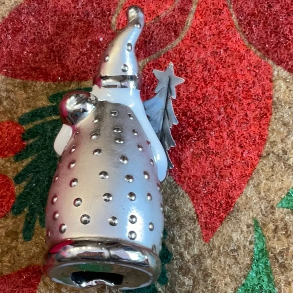 Pier 1 Red Santa Ornament